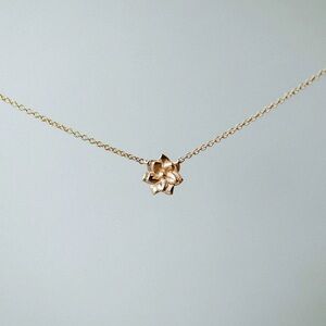 *DISCONTINUED* bluboho dahlia necklace yellow gold